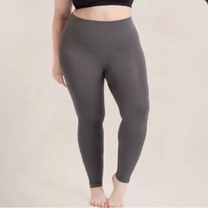 Shapermint Essential Seamless Mid-Waist Shaping Legging Grey 2XL NWT IN PKG